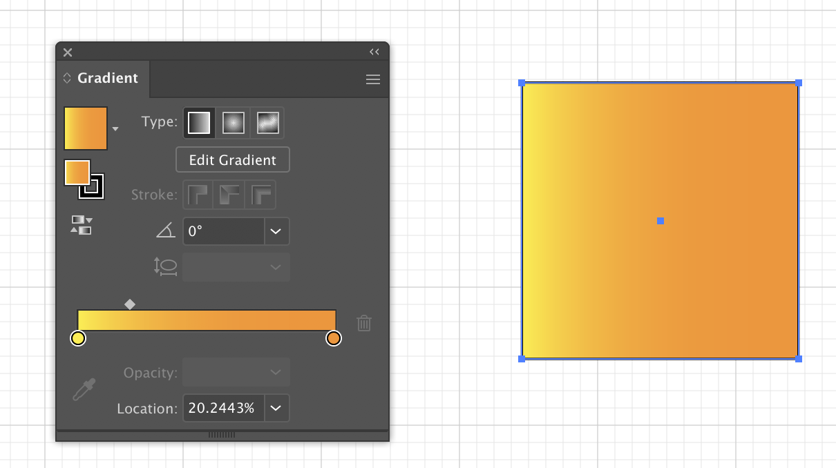 Gradient slider on gradient tool that can be used in Computer Science visualizations
