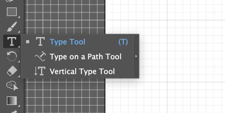 Type on path tool